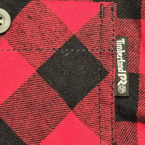 Timberland PRO mens Woodfort Mid-weight Flannel Work Shirt - Picture 7 of 7